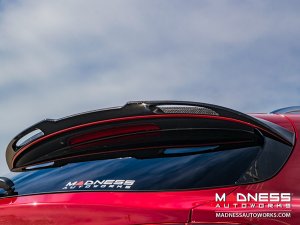 Alfa Romeo Stelvio Roof Spoiler - Carbon Fiber - Feroce Carbon - Forged Carbon